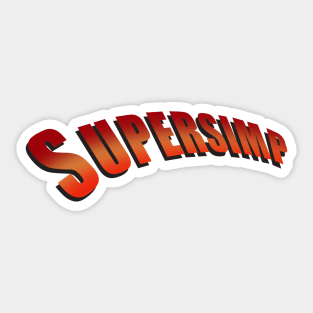 Supersimp Sticker